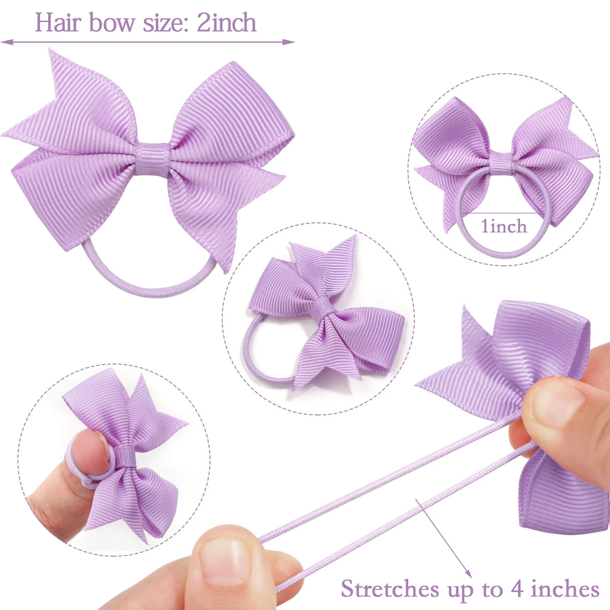 2inch Baby Hair Ties,Toddler Hair Accessories Loose &