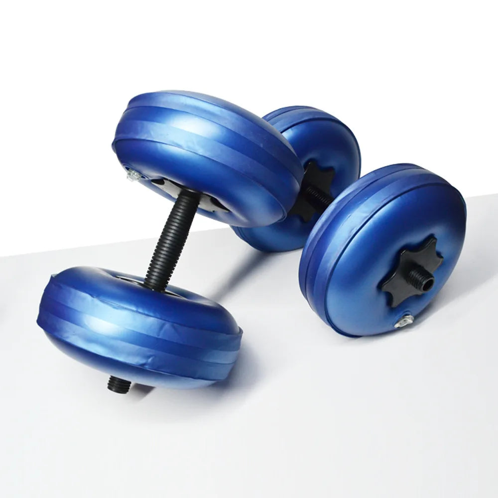 Adjustable Dumbbells Water Filled Weight Portable Workout Equipment