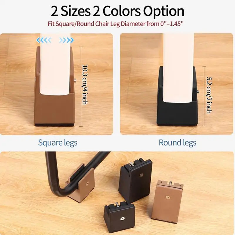 Adjustable Furniture Feet Riser Strong Bearing Capacity Chair