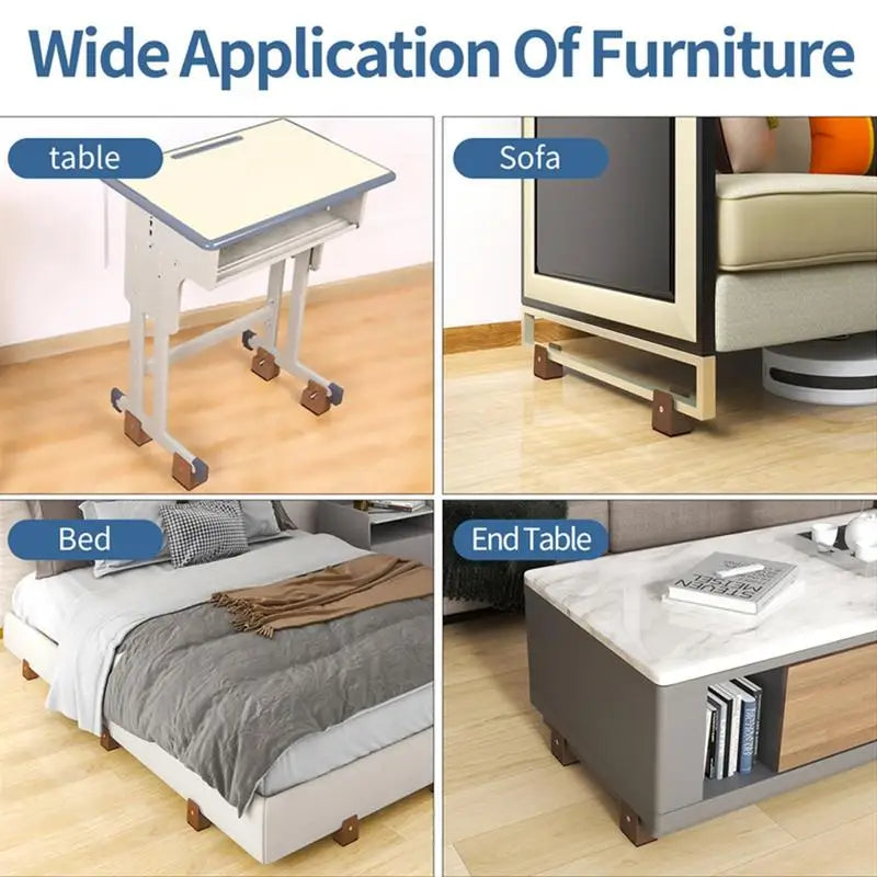 Adjustable Furniture Feet Riser Strong Bearing Capacity Chair