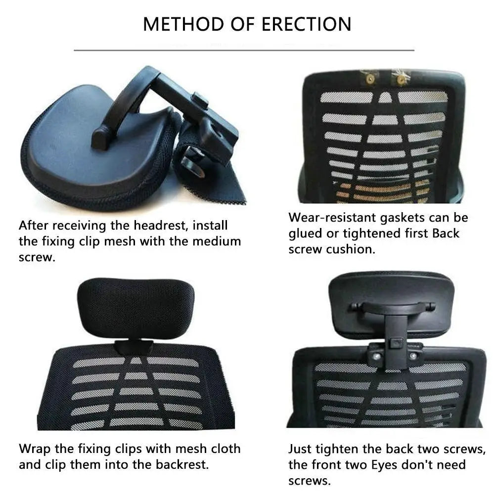 Adjustable Headrest for Office Chair Swivel Lifting Computer