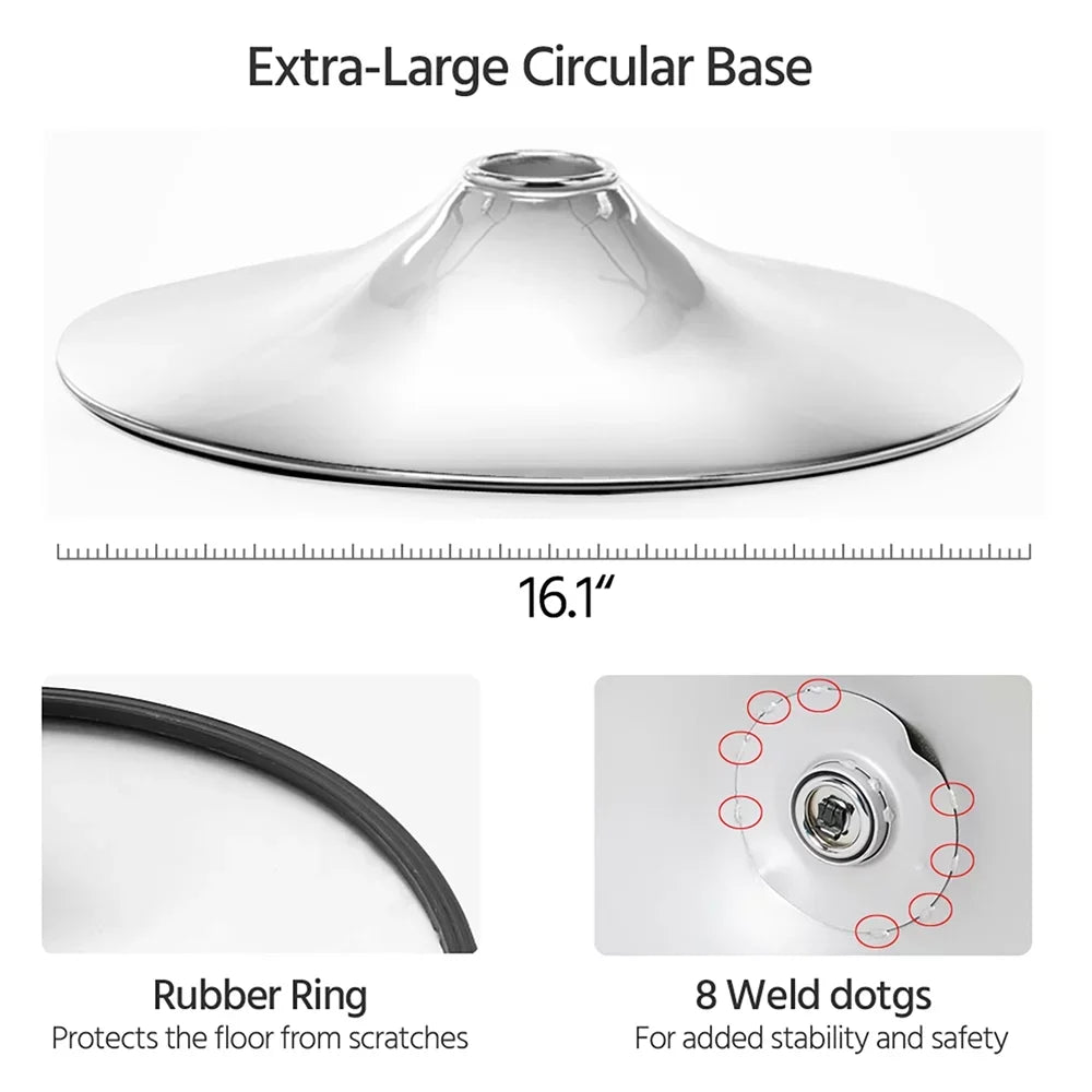 Adjustable Modern Faux Leather Bar Stools with Swivel,