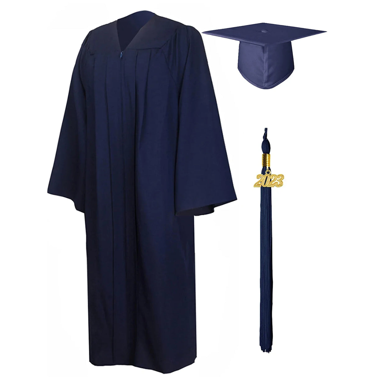 Adult Graduation Gown Cap 2023 Novel School Uniform