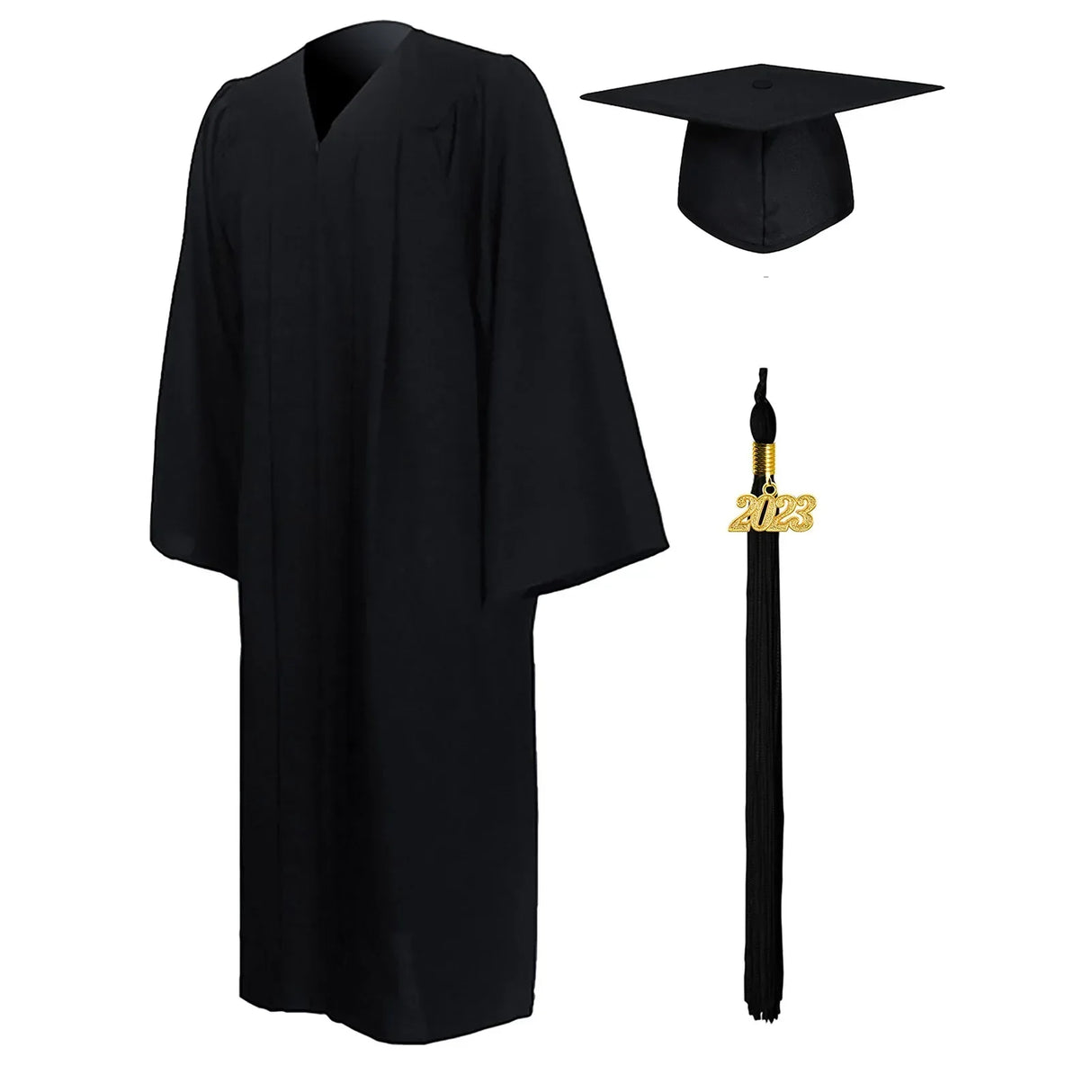 Adult Graduation Gown Cap 2023 Novel School Uniform