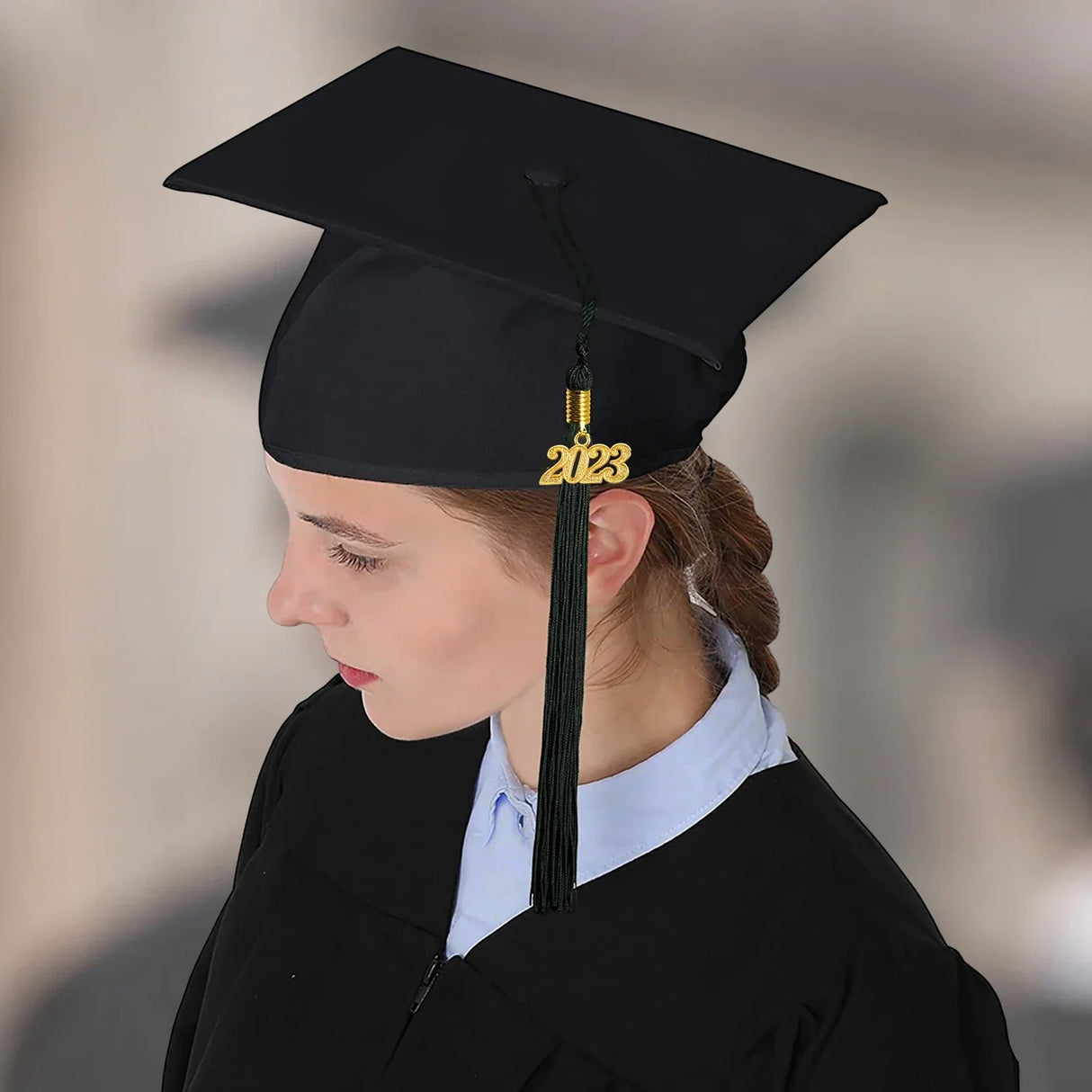 Adult Graduation Gown Cap 2023 Novel School Uniform