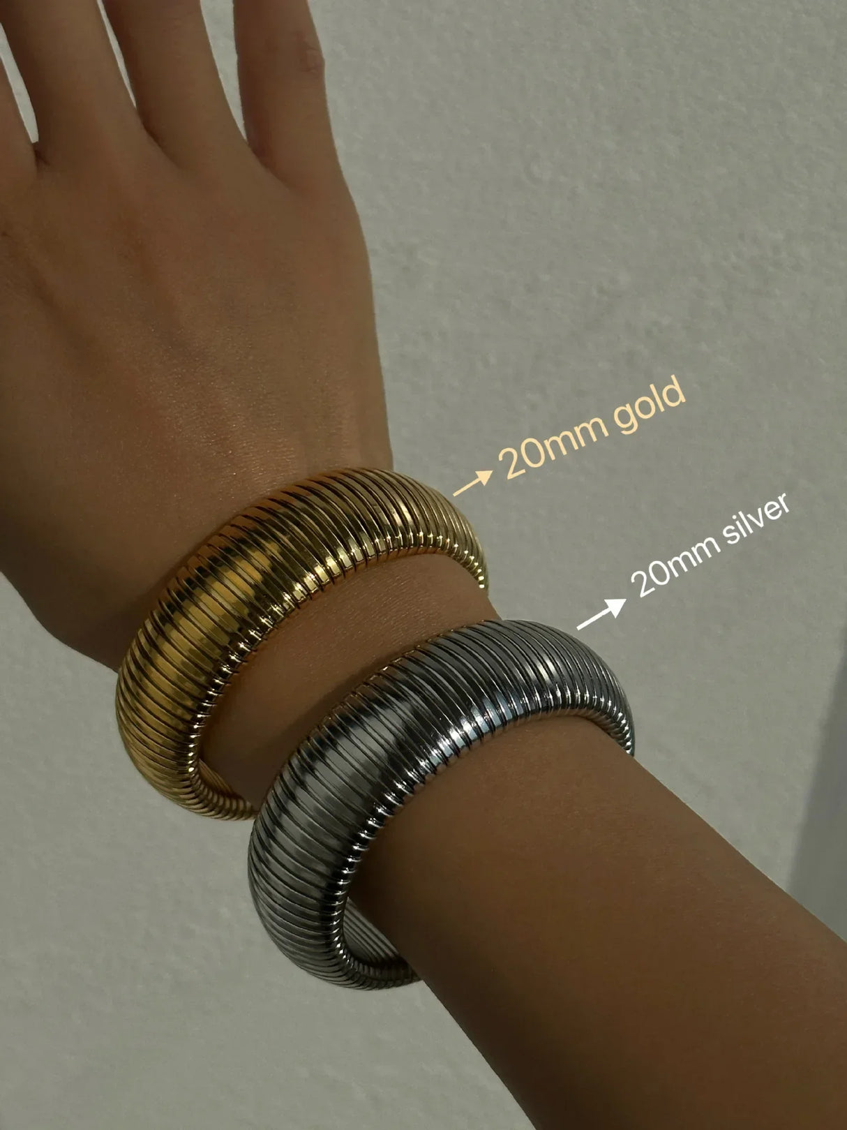 Chic Titanium Steel Gypsy Bracelets Vintage Elastic Gypsygirl