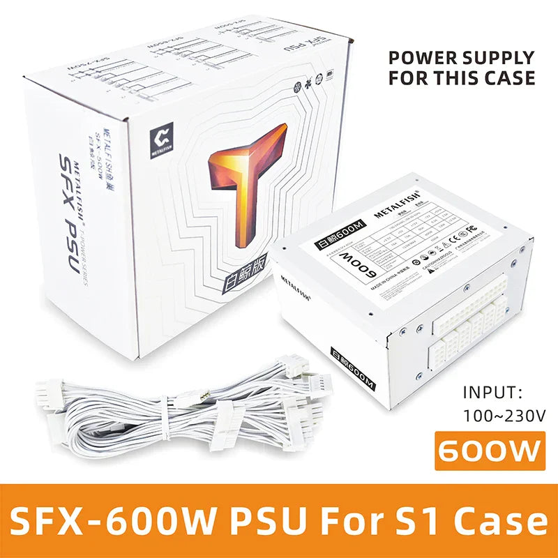 METALFISH S1 Aluminum Computer Case With Wireless Charge