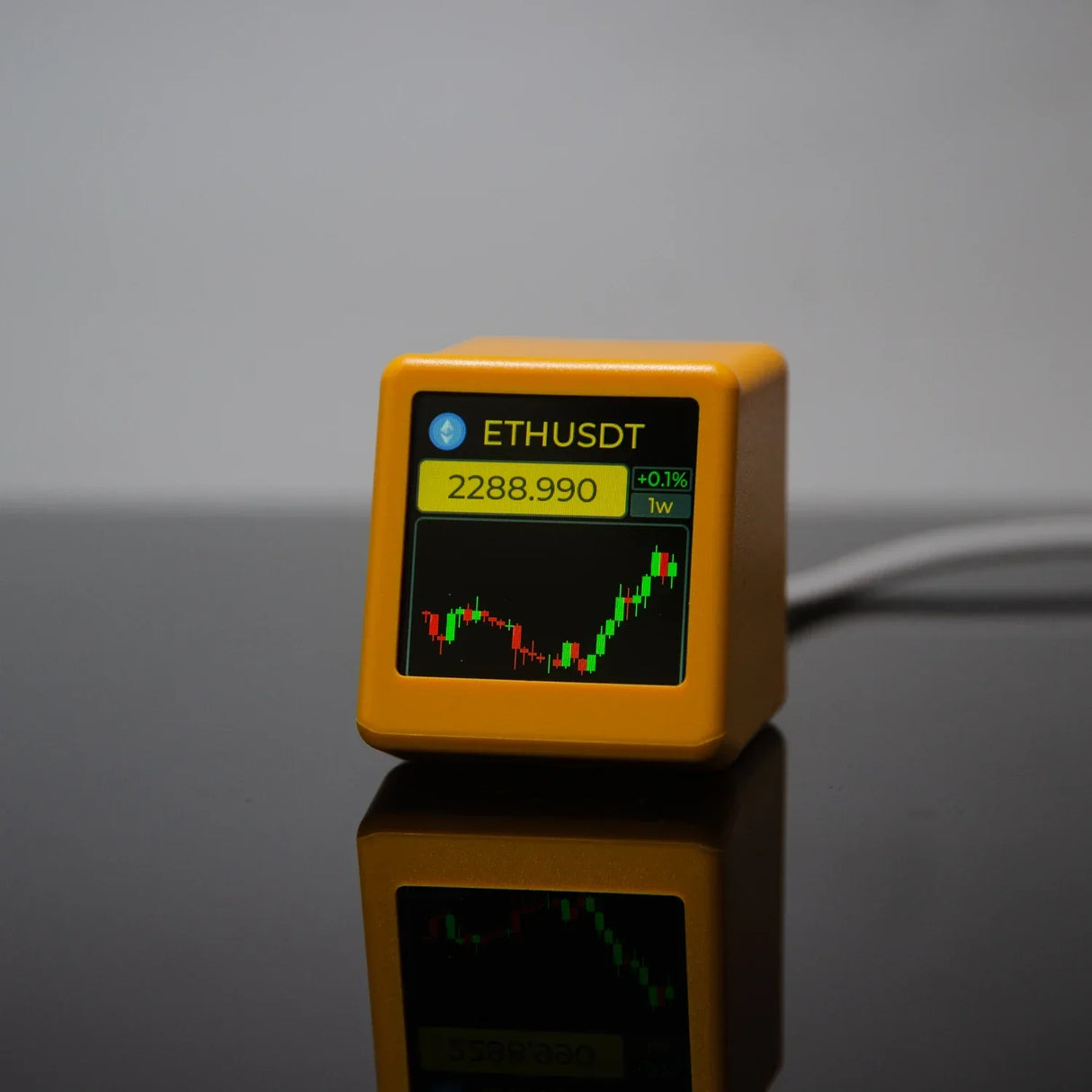GeekMagic NerdMiner BitCoin Cryptocurrency,Stocks,Futures,Currency Exchange Rate,Price Tracker Ticker,Time
