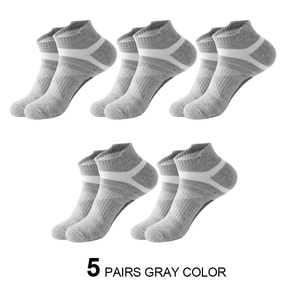 5 Pairs High Quality Socks Men Summer Outdoor