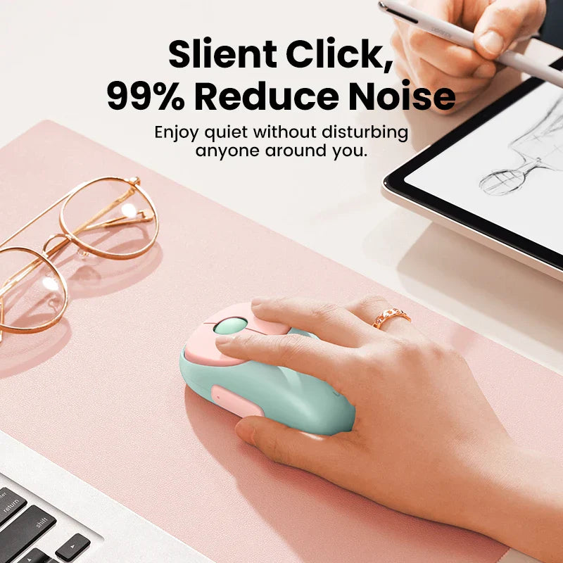 UGREEN Wireless Mouse Bluetooth 5.0 3.0 2.4G Rechargeable