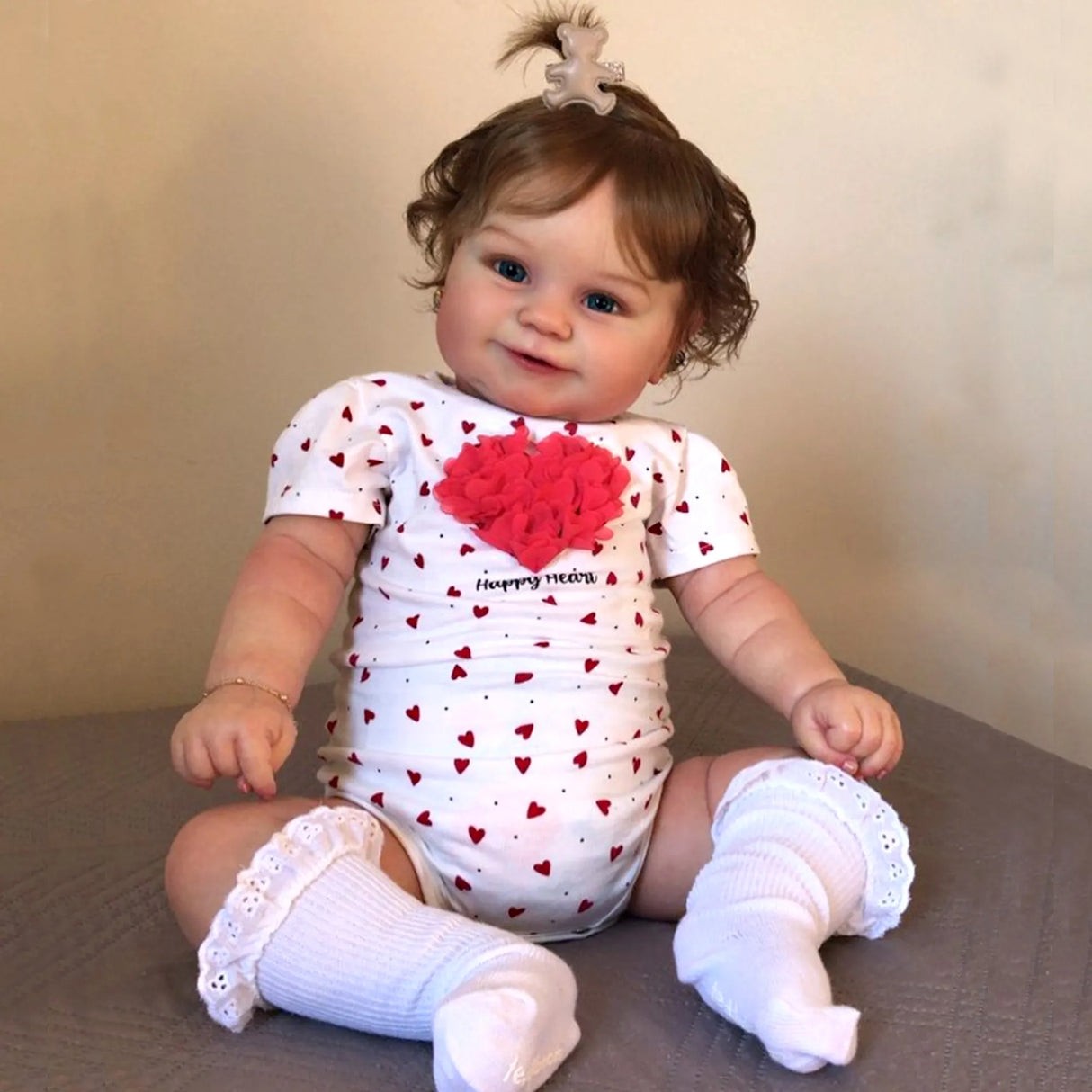 20" Maddie Full Silicone Vinyl Dolls Girl 3D Painted Newborn Baby Dolls
