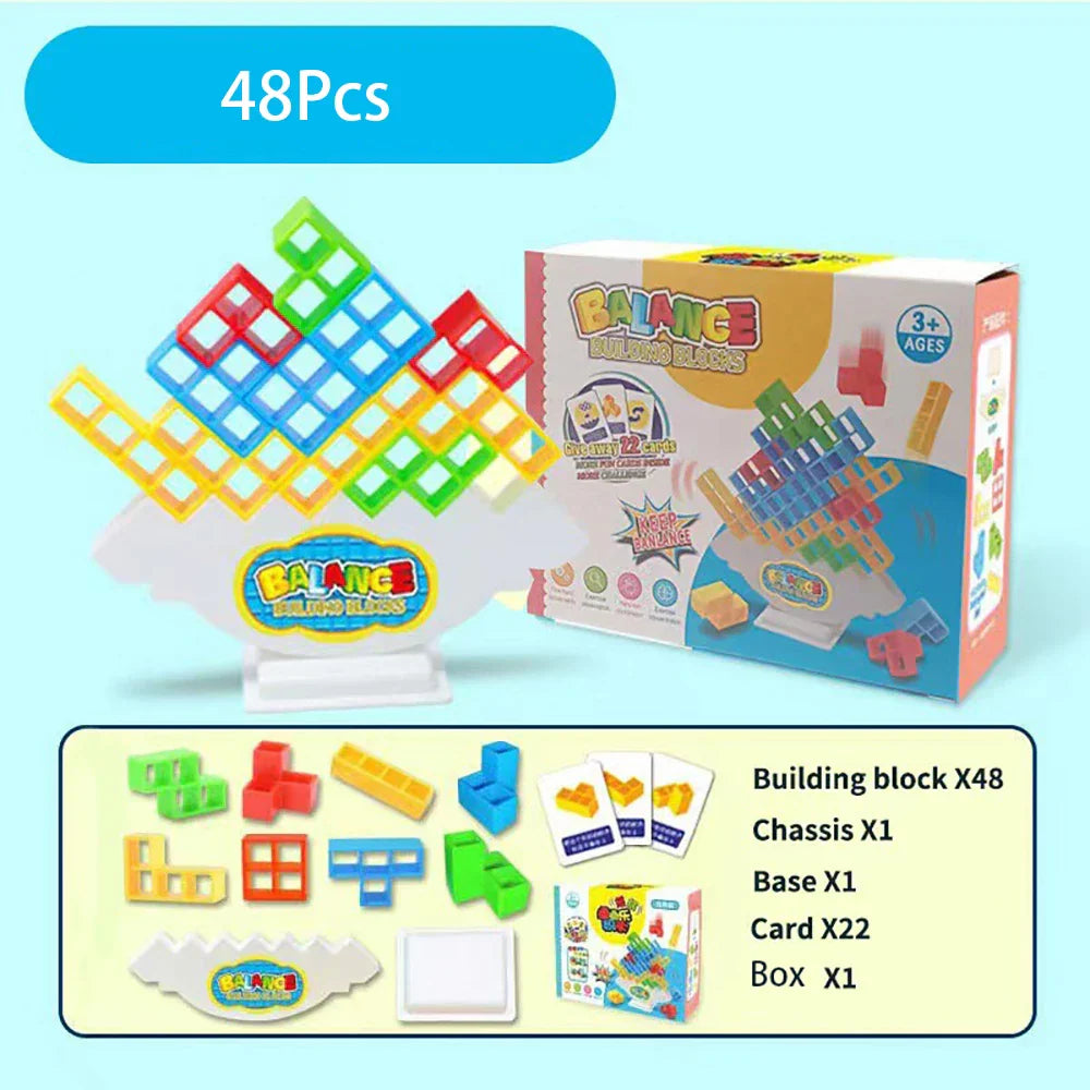 Balance Tower Blocks Game Stacking Board Toys Children