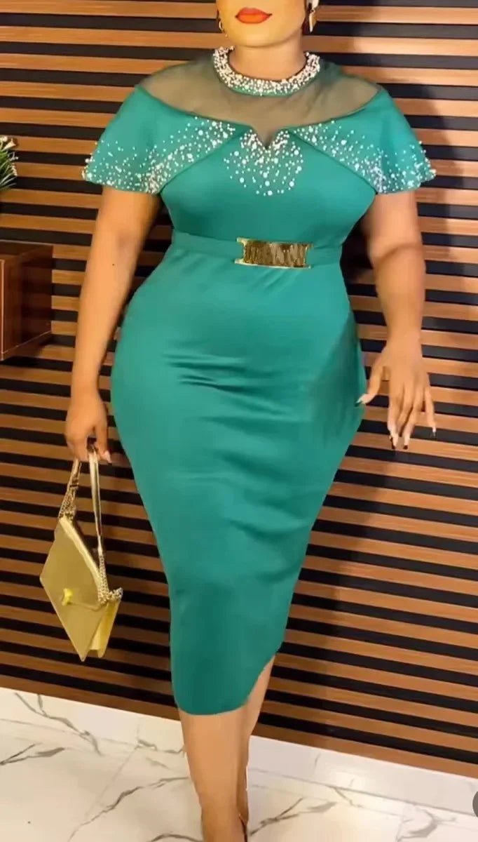 African Wedding Party Dresses Summer African Women Elegant