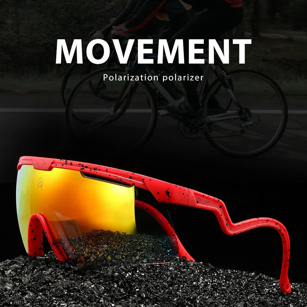 Albaoptics Cycling Sunglasses Men UV400 Sport Goggles Bike