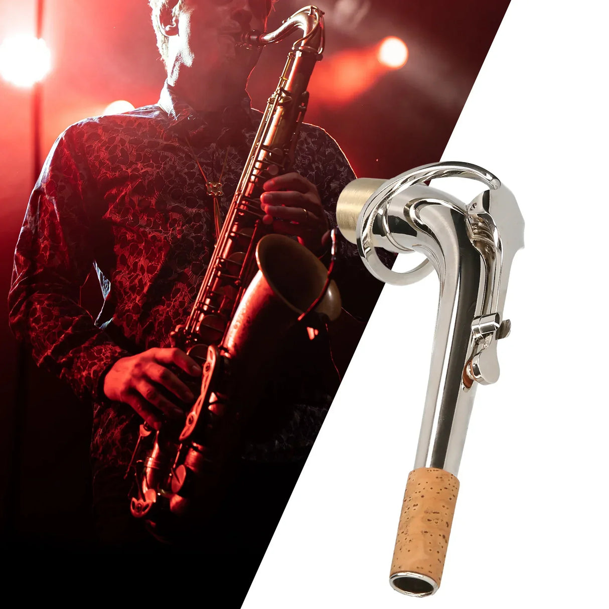 Alto Saxophone Neck Brass Bend Neck Sax Replacement