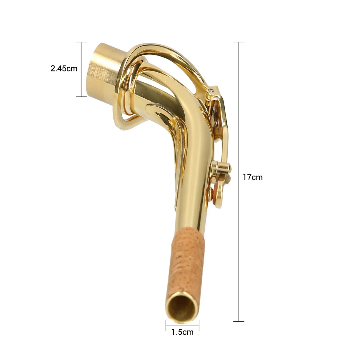 Alto Saxophone Neck Brass Bend Neck Sax Replacement