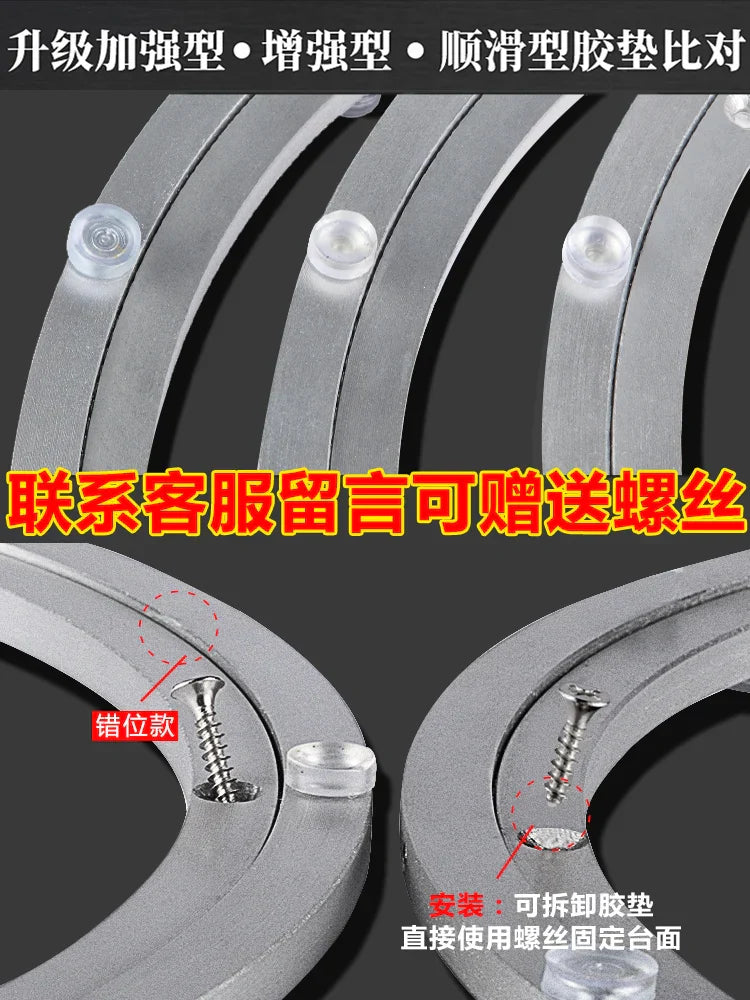 Aluminium Alloy Lazy Susan Turntable Dining Table Rotating