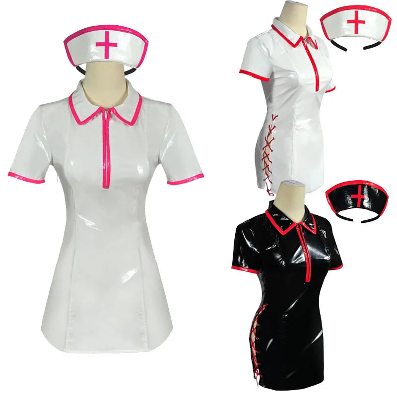 Anime Chainsaw Man Cosplay Costume Makima Nurse Uniform