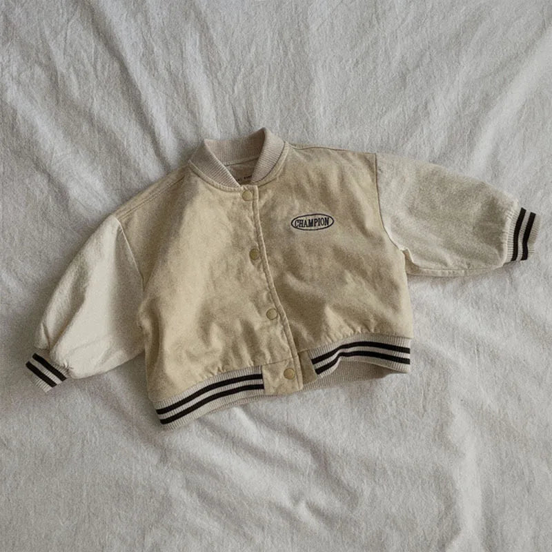 Autumn New Baby Boys Long Sleeve Baseball Uniform