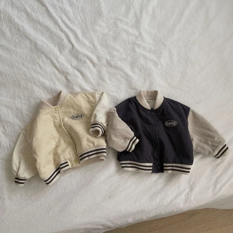 Autumn New Baby Boys Long Sleeve Baseball Uniform