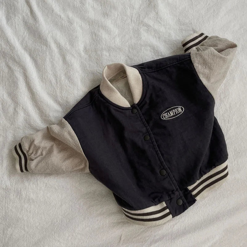 Autumn New Baby Boys Long Sleeve Baseball Uniform