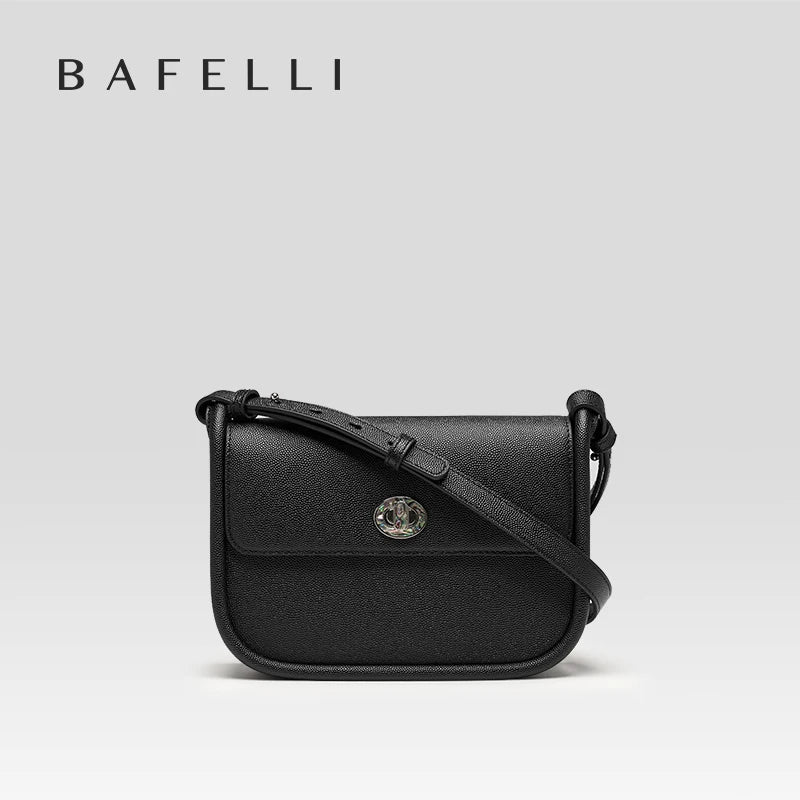 BAFELLI 2023 WOMEN'S NEW TREND LEATHER SADDLE BAGS
