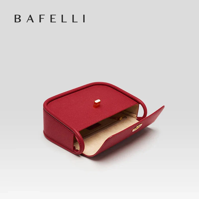 BAFELLI 2023 WOMEN'S NEW TREND LEATHER SADDLE BAGS