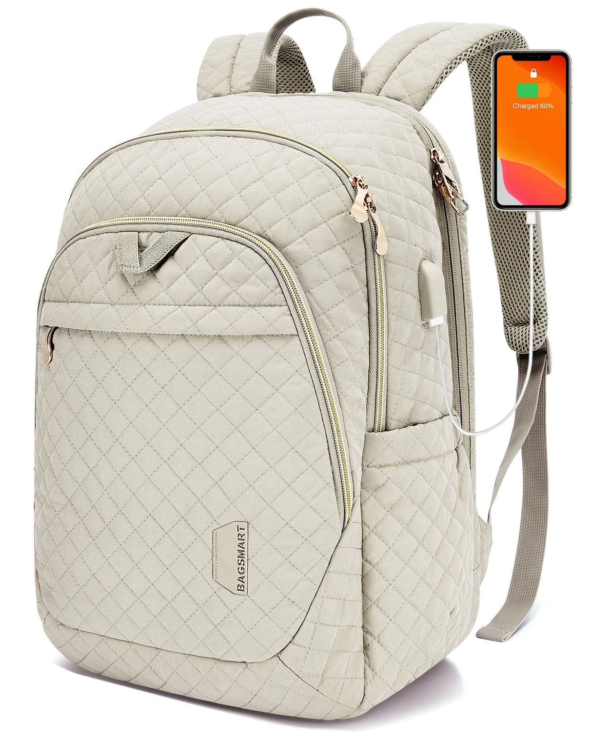 BAGSMART Antitheft Laptop Backpack Men Women Multiple Pockets