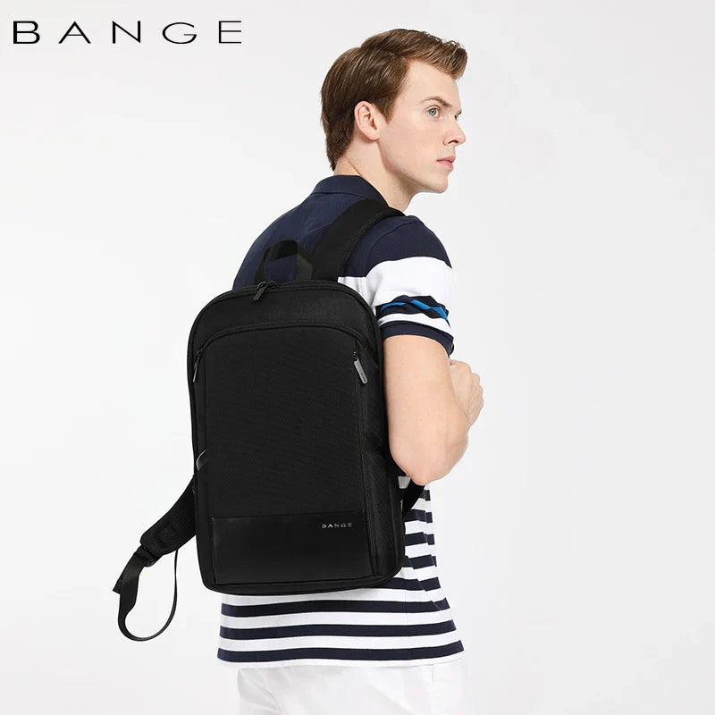 BANGE Men Business Waterproof 15.6" Laptop Backpack Fashion