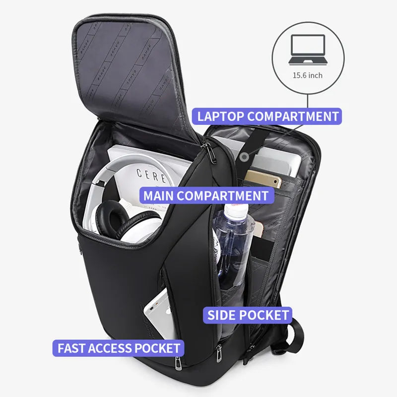 BANGE Waterproof MultiUse Laptop Backpack For 15.6" Inch