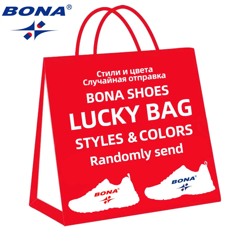 BONA Lucky Bag Sports Shoes Casual Shoes Leather Shoes Hiking Shoes Sneakers Men Random style and color