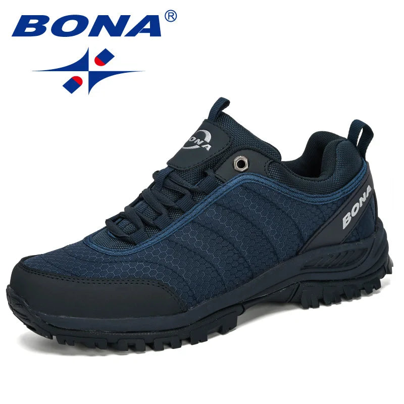BONA New Arrival Hiking Shoes Man Mountain Climbing