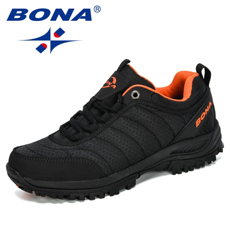 BONA New Arrival Hiking Shoes Man Mountain Climbing