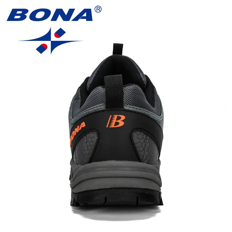 BONA New Arrival Hiking Shoes Man Mountain Climbing