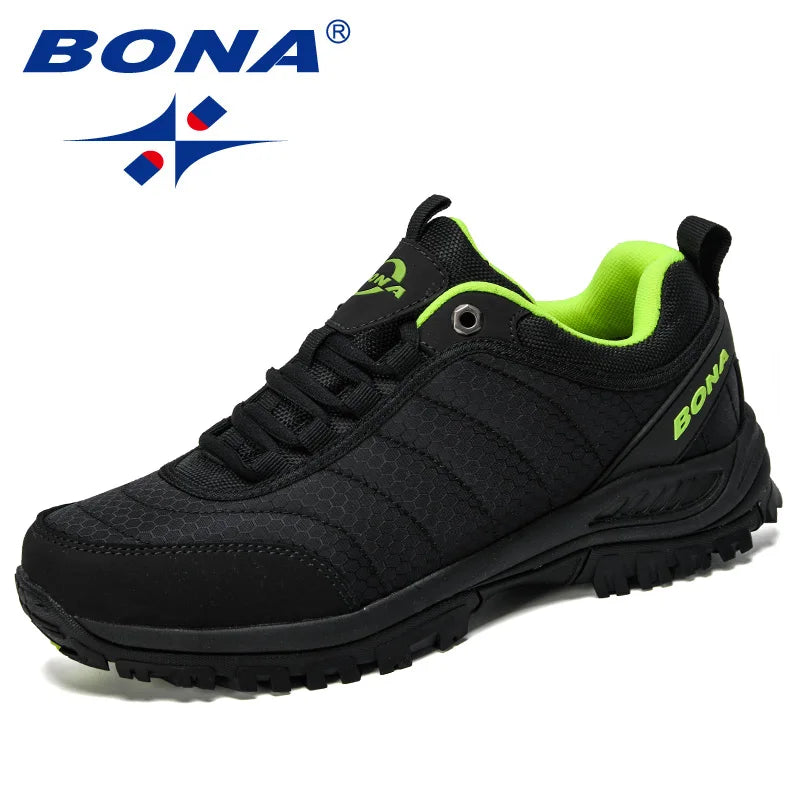BONA New Arrival Hiking Shoes Man Mountain Climbing