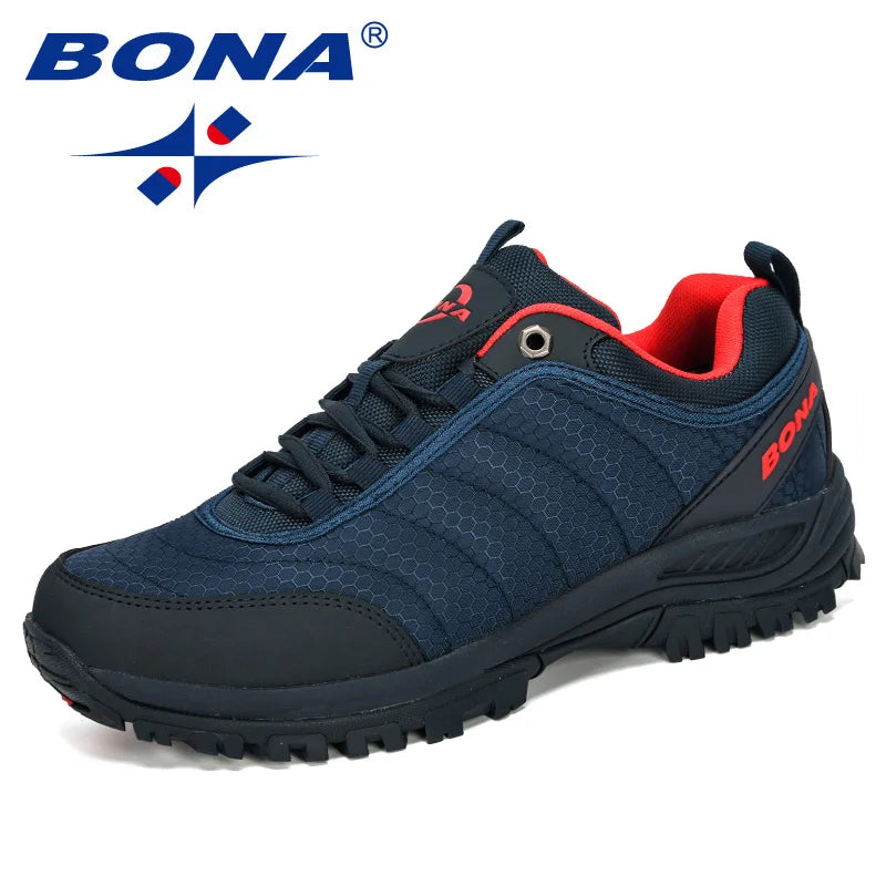 BONA New Arrival Hiking Shoes Man Mountain Climbing
