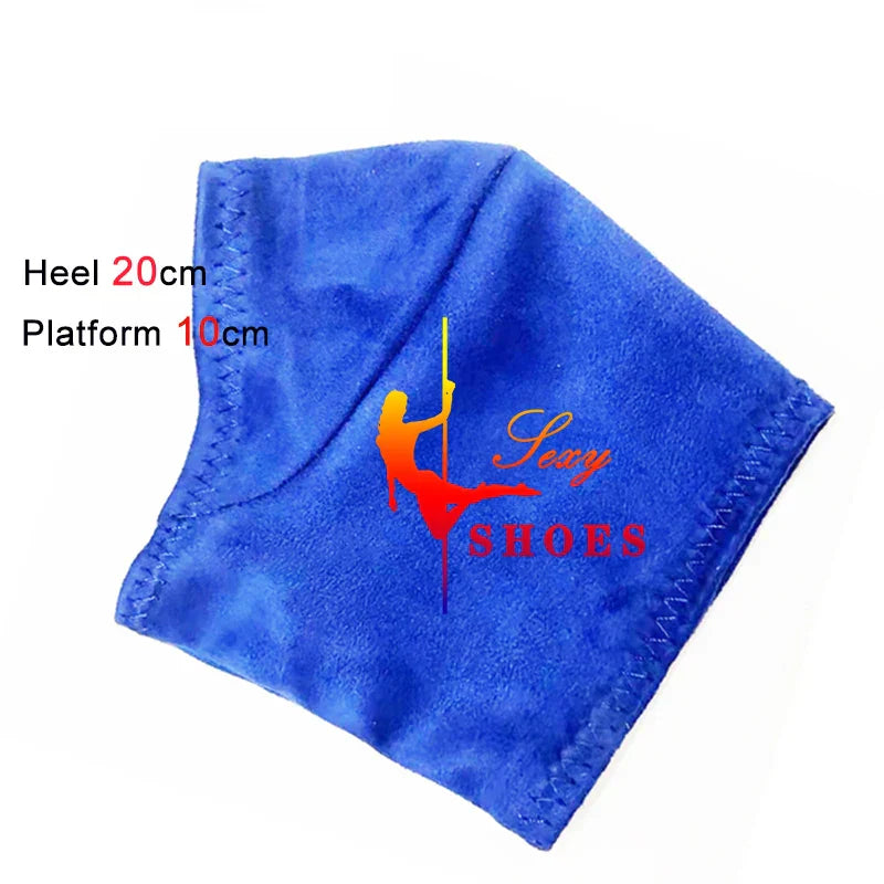 BXShoe Protectors 20cm Steel Polo Dance Shoe Covers