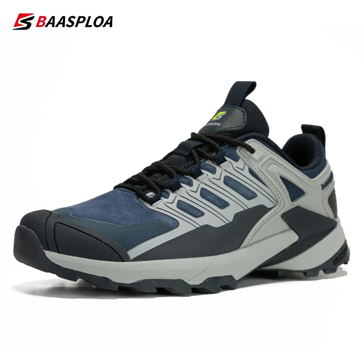 Baasploa 2023 New Men's Hiking Shoes Outdoor Safety