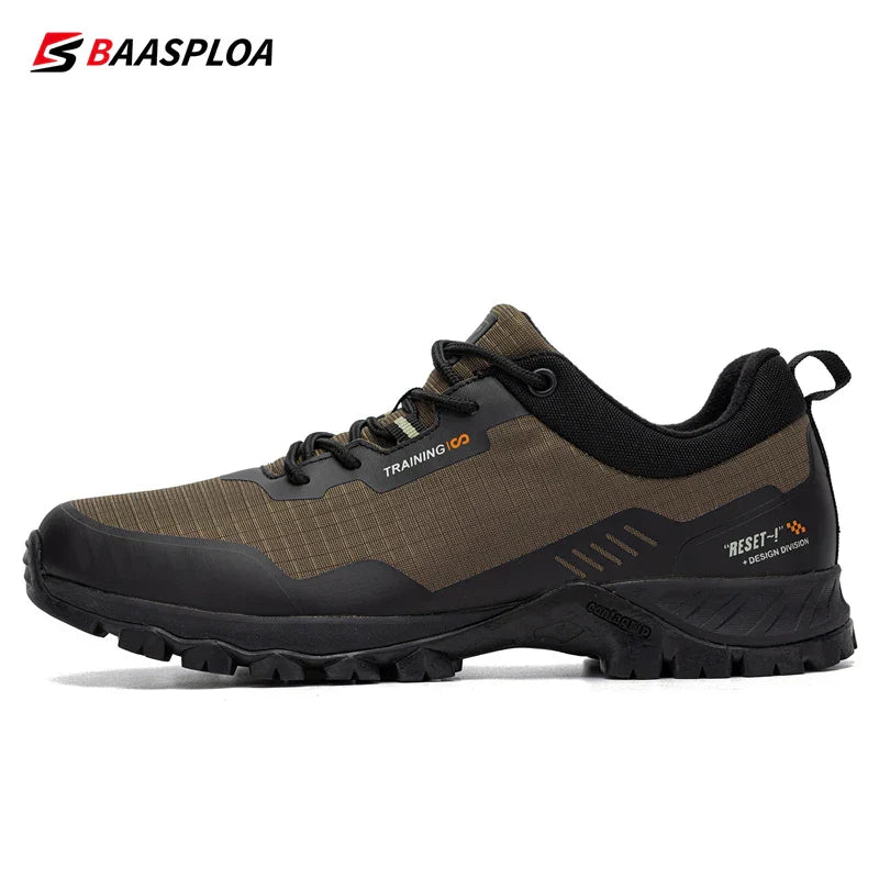 Baasploa New Men's Anti-Skid Wear-Resistant Hiking Shoes Fashion