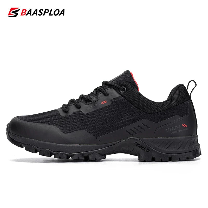 Baasploa New Men's Anti-Skid Wear-Resistant Hiking Shoes Fashion