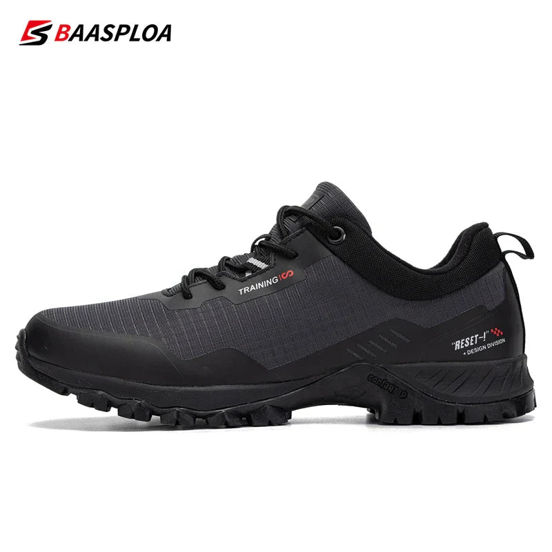 Baasploa New Men's Anti-Skid Wear-Resistant Hiking Shoes Fashion