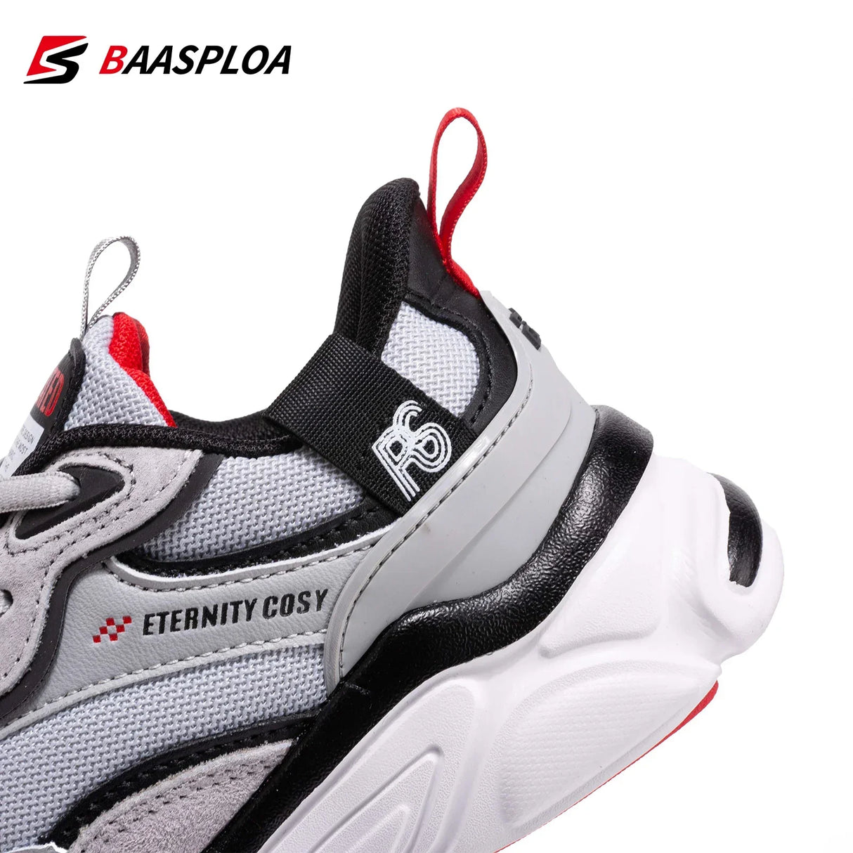 Baasploa New Women's Casual Running Shoes Lightweight Outdoor Sports Shoes Non-slip Leather Sneakers Comfortable Free Shipping