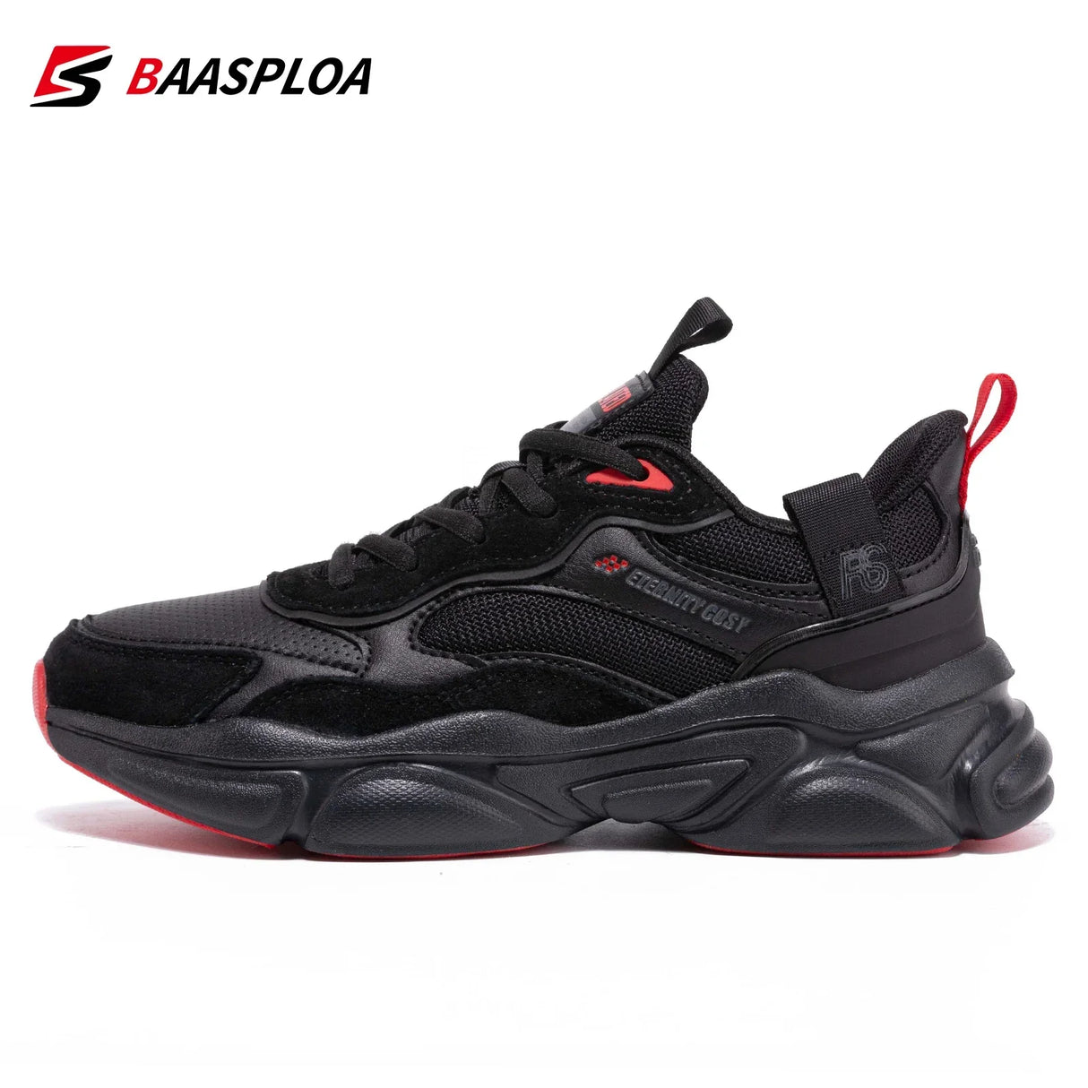Baasploa New Women's Casual Running Shoes Lightweight Outdoor Sports Shoes Non-slip Leather Sneakers Comfortable Free Shipping