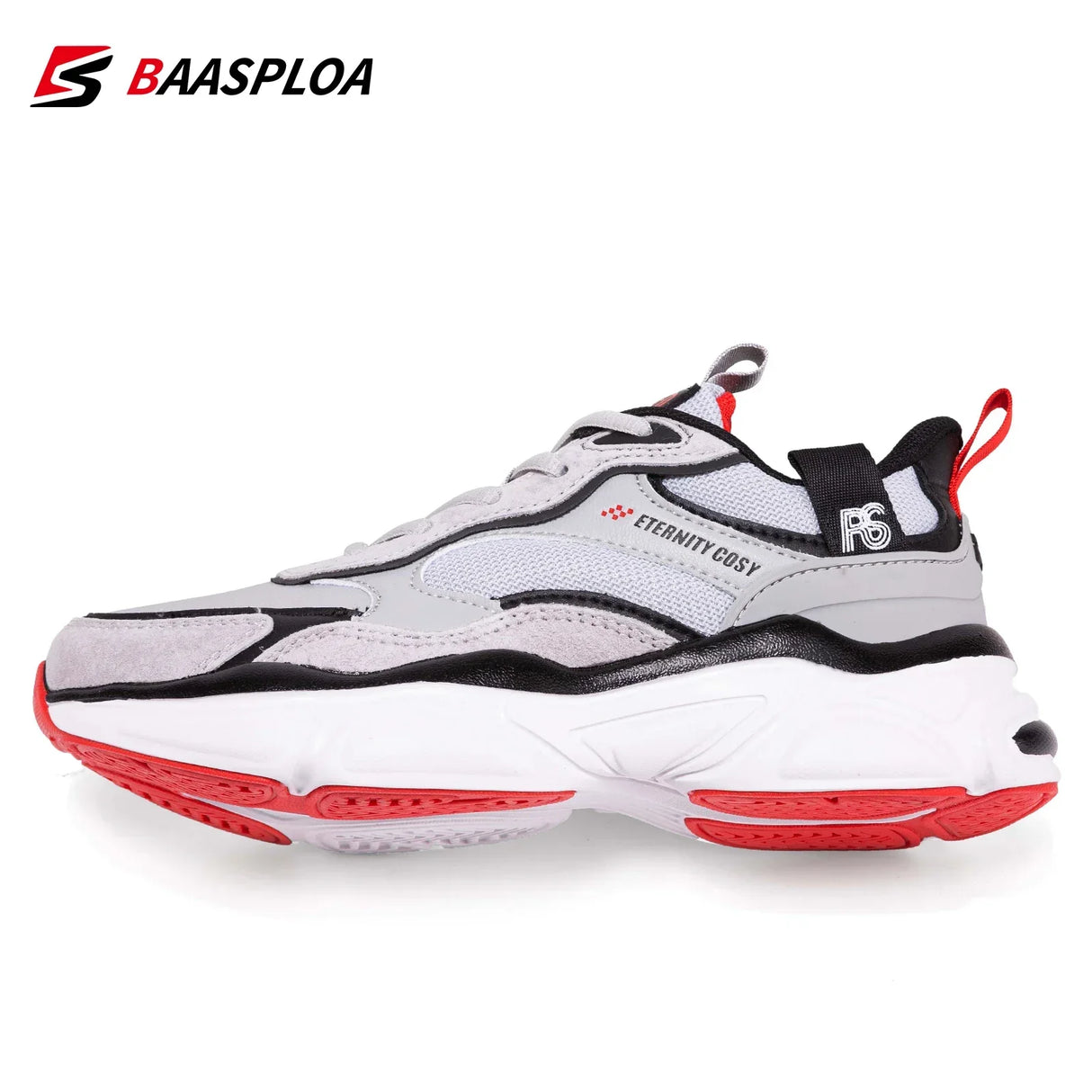 Baasploa New Women's Casual Running Shoes Lightweight Outdoor Sports Shoes Non-slip Leather Sneakers Comfortable Free Shipping