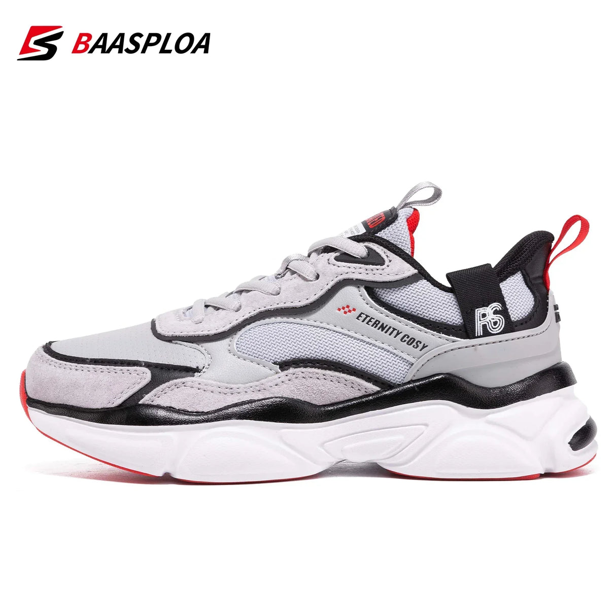 Baasploa New Women's Casual Running Shoes Lightweight Outdoor Sports Shoes Non-slip Leather Sneakers Comfortable Free Shipping