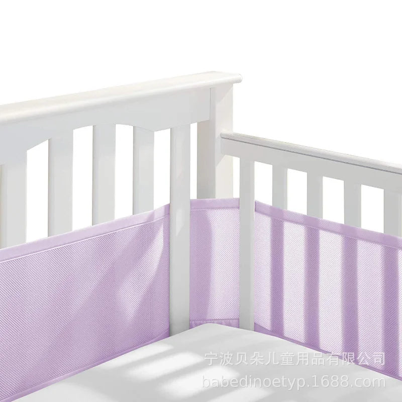 Baby Crib Fence 3D Breathable Anti-collision Bedding Kit