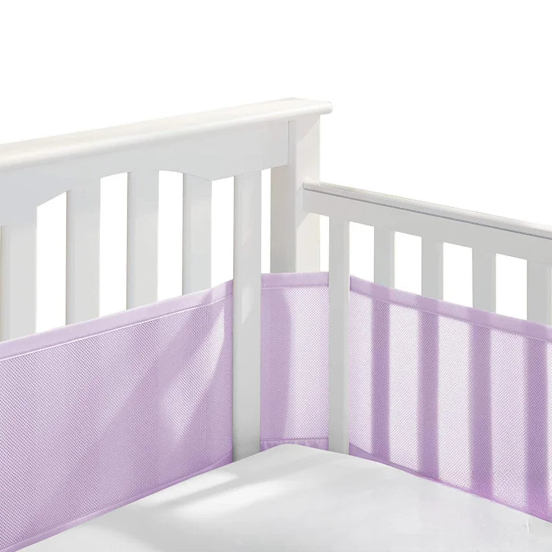 Baby Crib Fence 3D Breathable Anti-collision Bedding Kit