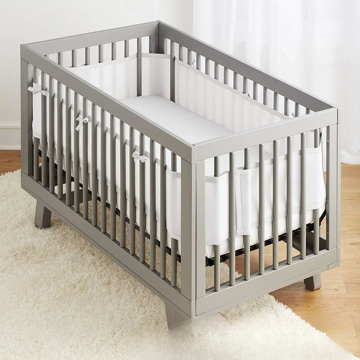 Baby Crib Fence 3D Breathable Anti-collision Bedding Kit