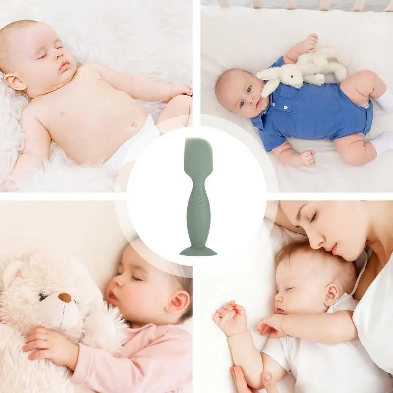 Baby Diaper Cream Spatula Applicator Safe Soft Silicone