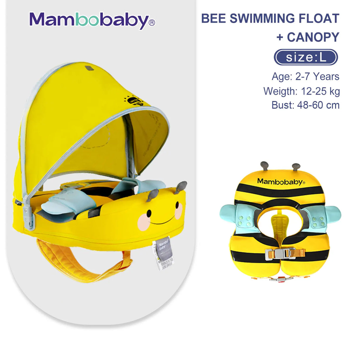 Baby Float Crotch Strap & Inflation-free Solid Core
